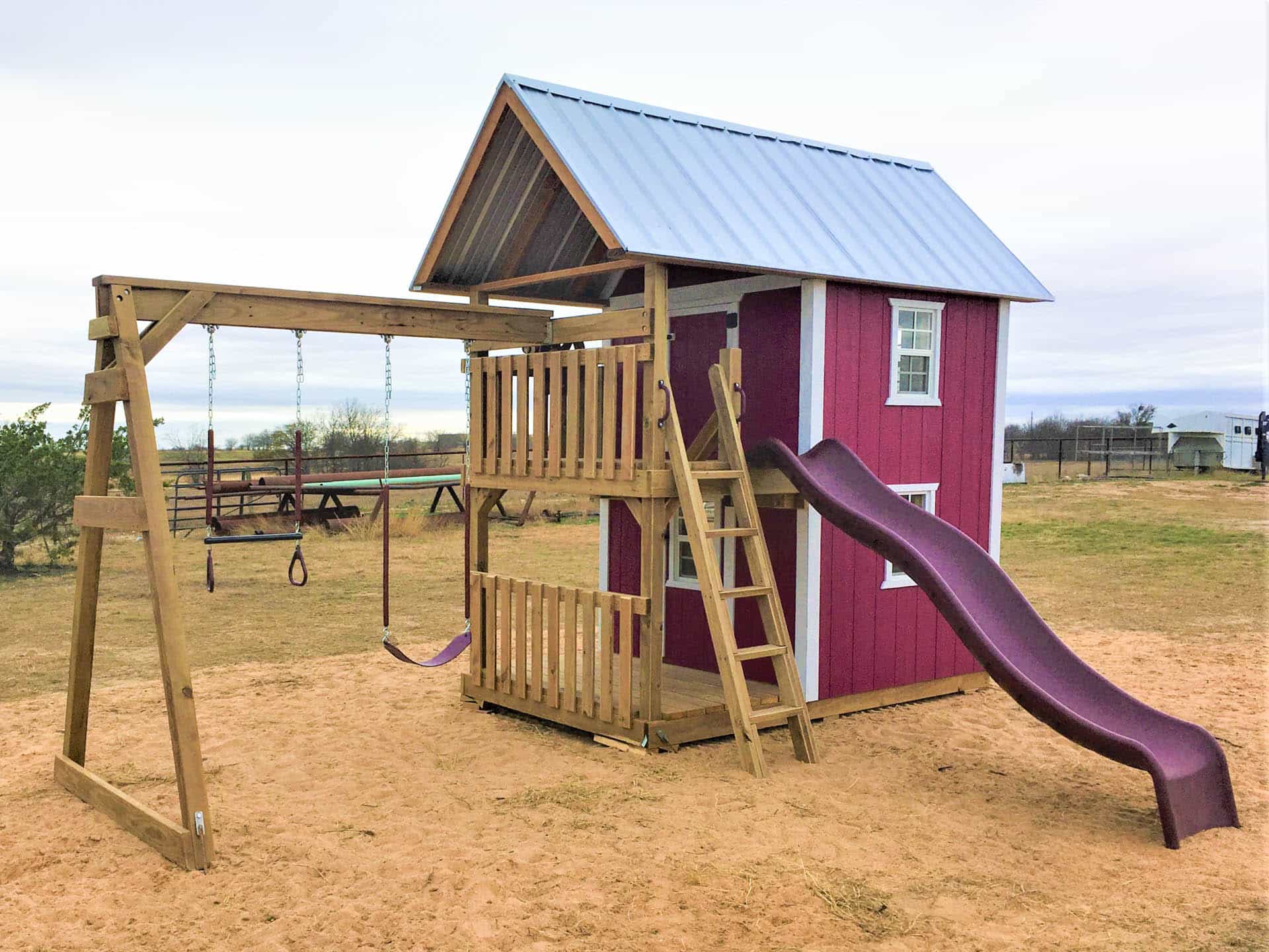 Cabin Playhouse Tower